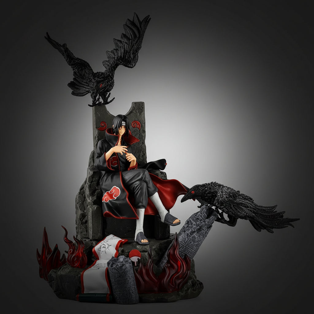 Giant Itachi Crow Sitting On Bloody Chair Premium Action Figure [Limited Edition]