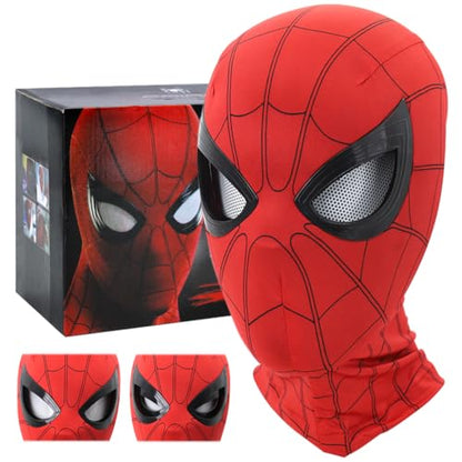 3D Spiderman Mask || with Moving Eyes, Jaw Motion Activated Blinking Eyelid Spider-Man
