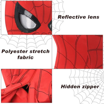 3D Spiderman Mask || with Moving Eyes, Jaw Motion Activated Blinking Eyelid Spider-Man