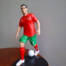 Ronaldo Red Jersey Footballer - Action Figure 18cm