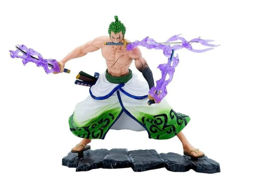 One Piece : Roronoa Zoro Stone Base - Action Figure 18cm