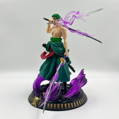 One Piece : Roronoa Zoro Standing - 24cm Action Figure (Double Head) ( Blister+Box)