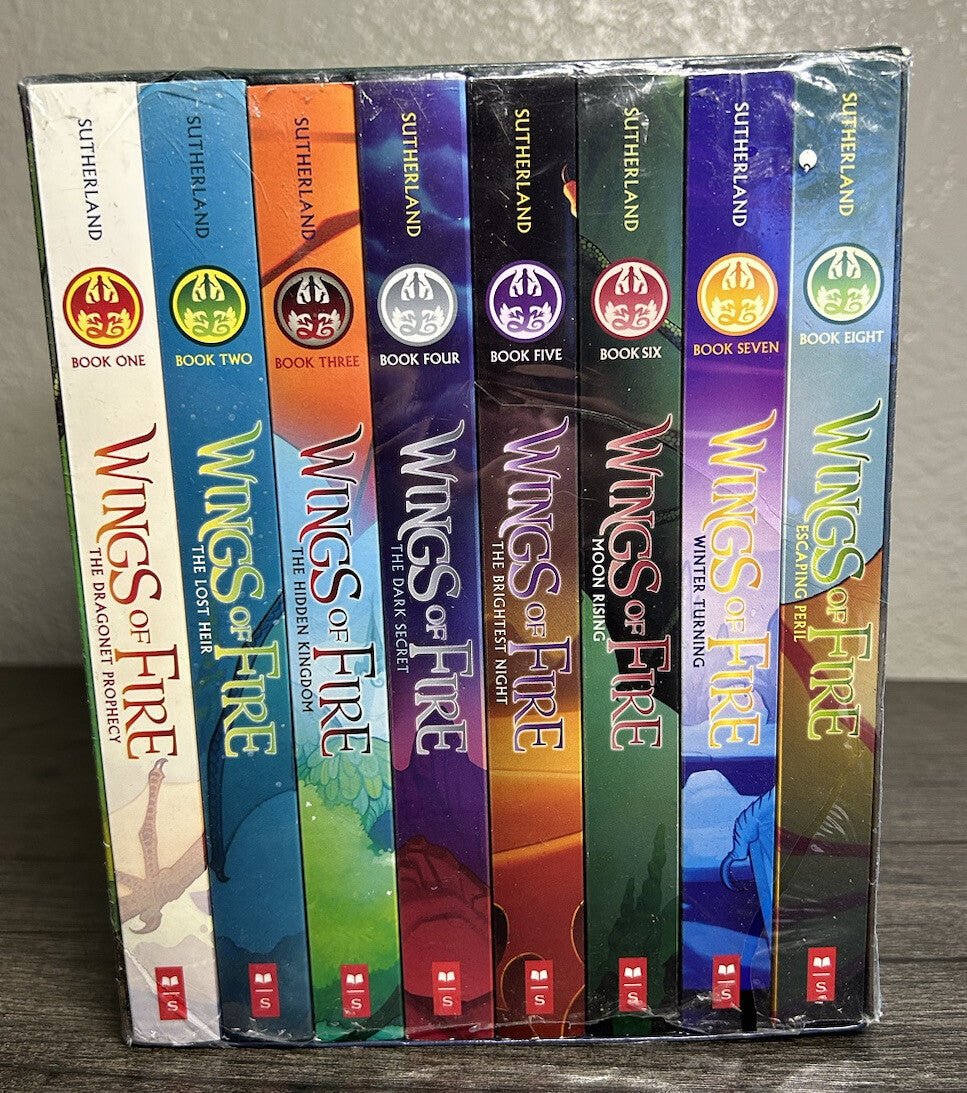 Wings of Fire Series (1-8) Box Set by Tui T. Sutherland