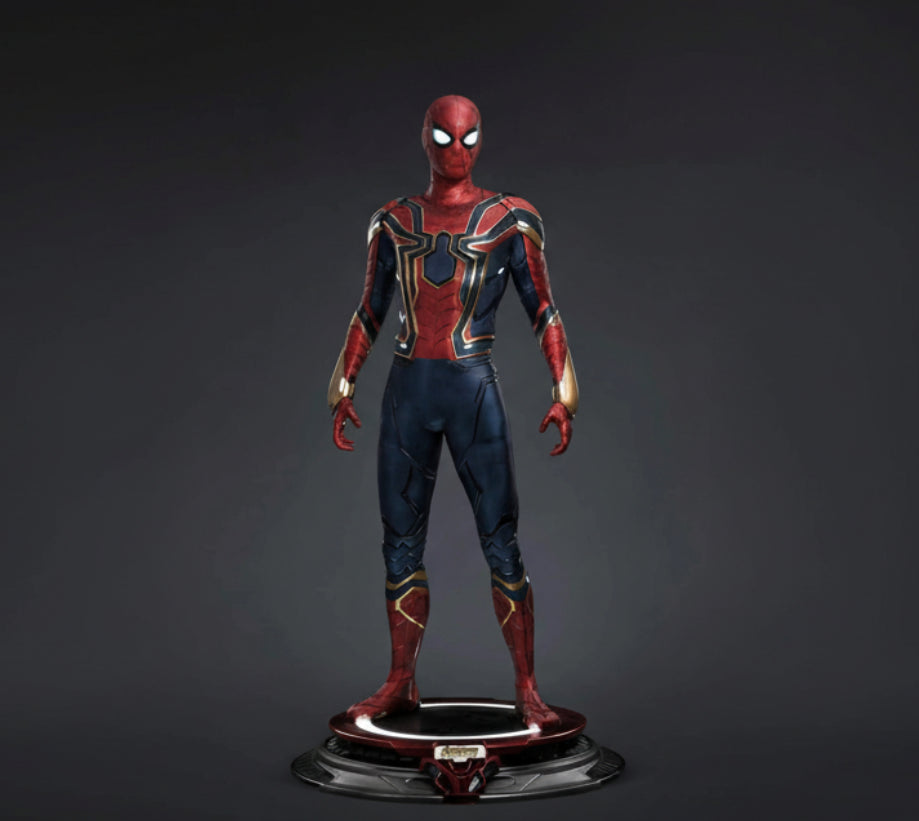 Spider Man Life Size Statue Neon Light Special Figure (Around 6.5 Ft size)
