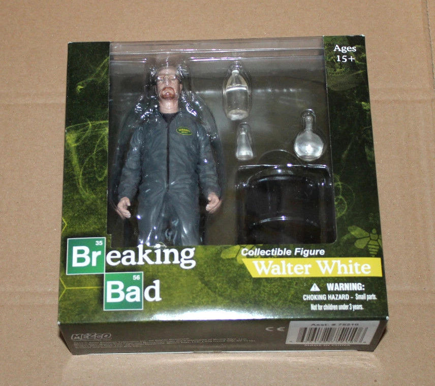 BREAKING BAD EXCLUSIVE Walter White Vamonos Pest Suit Mezco Action Figure