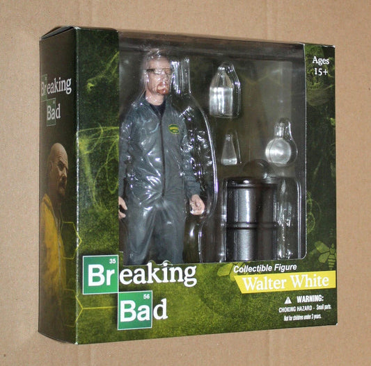BREAKING BAD EXCLUSIVE Walter White Vamonos Pest Suit Mezco Action Figure