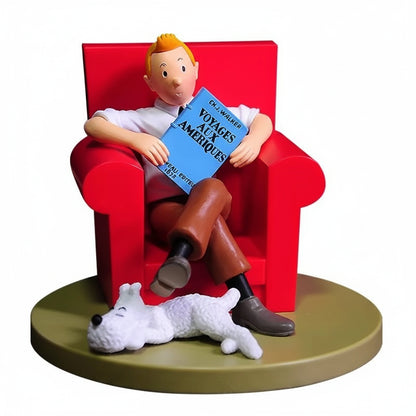 Tintin At Home PVC Collectible Action Figure