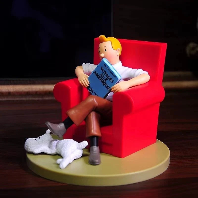 Tintin At Home PVC Collectible Action Figure