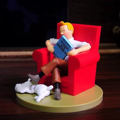 Tintin At Home PVC Collectible Action Figure
