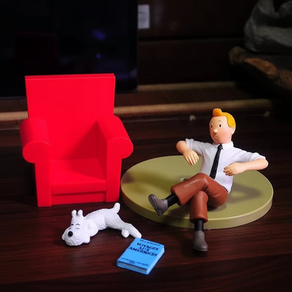 Tintin At Home PVC Collectible Action Figure
