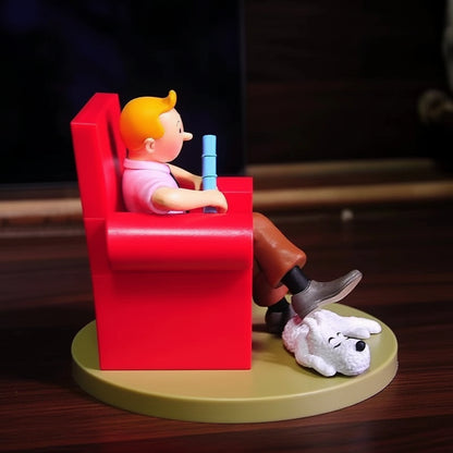 Tintin At Home PVC Collectible Action Figure
