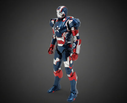 ZD Toys War Machine Iron Patriot Iron Man 3 Action Figure (Limited Edition)