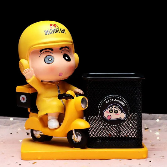 Shinchan Yellow Pen Stand Best Quality (With Box)