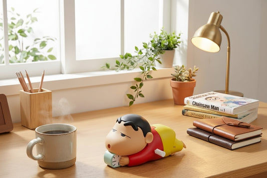 Shinchan Crawling Moving Key Operated Wind Up Toys for Kid (10cm)