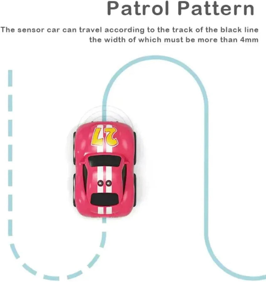 RC Magic Induction Intelligence Sensor Mini Car with Follow Me, Line Tracking, 5 Smart Modes, Music, Line Following Car