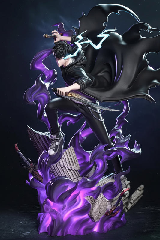 Sung Jin-Woo Solo Leveling 3D Printed Resin Statue By Tibs 3D Studio – Shadow Monarch Collector Edition