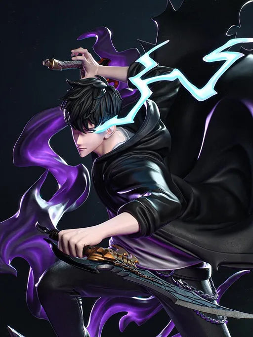 Sung Jin-Woo Solo Leveling 3D Printed Resin Statue By Tibs 3D Studio – Shadow Monarch Collector Edition