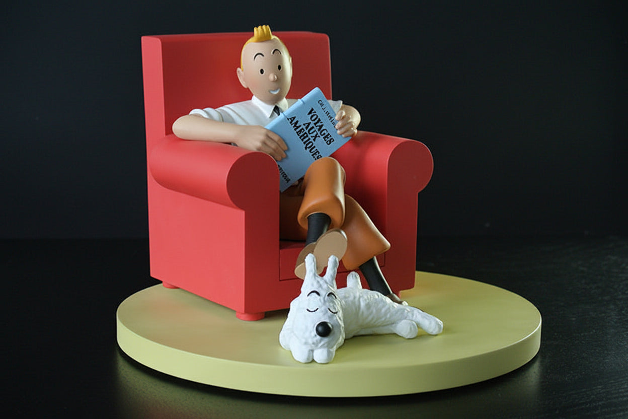 Tintin At Home PVC Collectible Action Figure