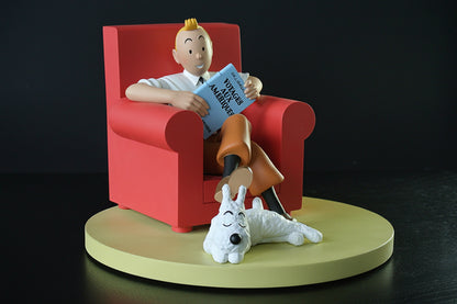 Tintin At Home PVC Collectible Action Figure