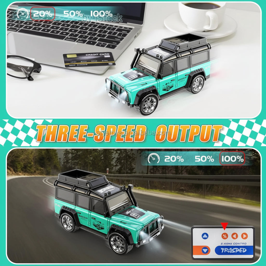 Mini Jeep 1:64 RC Off-Road Remote Control Toy