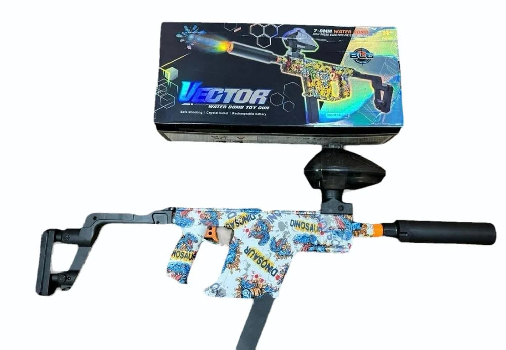 K10 Automatic Small Balls Blaster Electric Water Gun with Sensor LED Suppressor Rechargeable Style Toy Gun for Adults