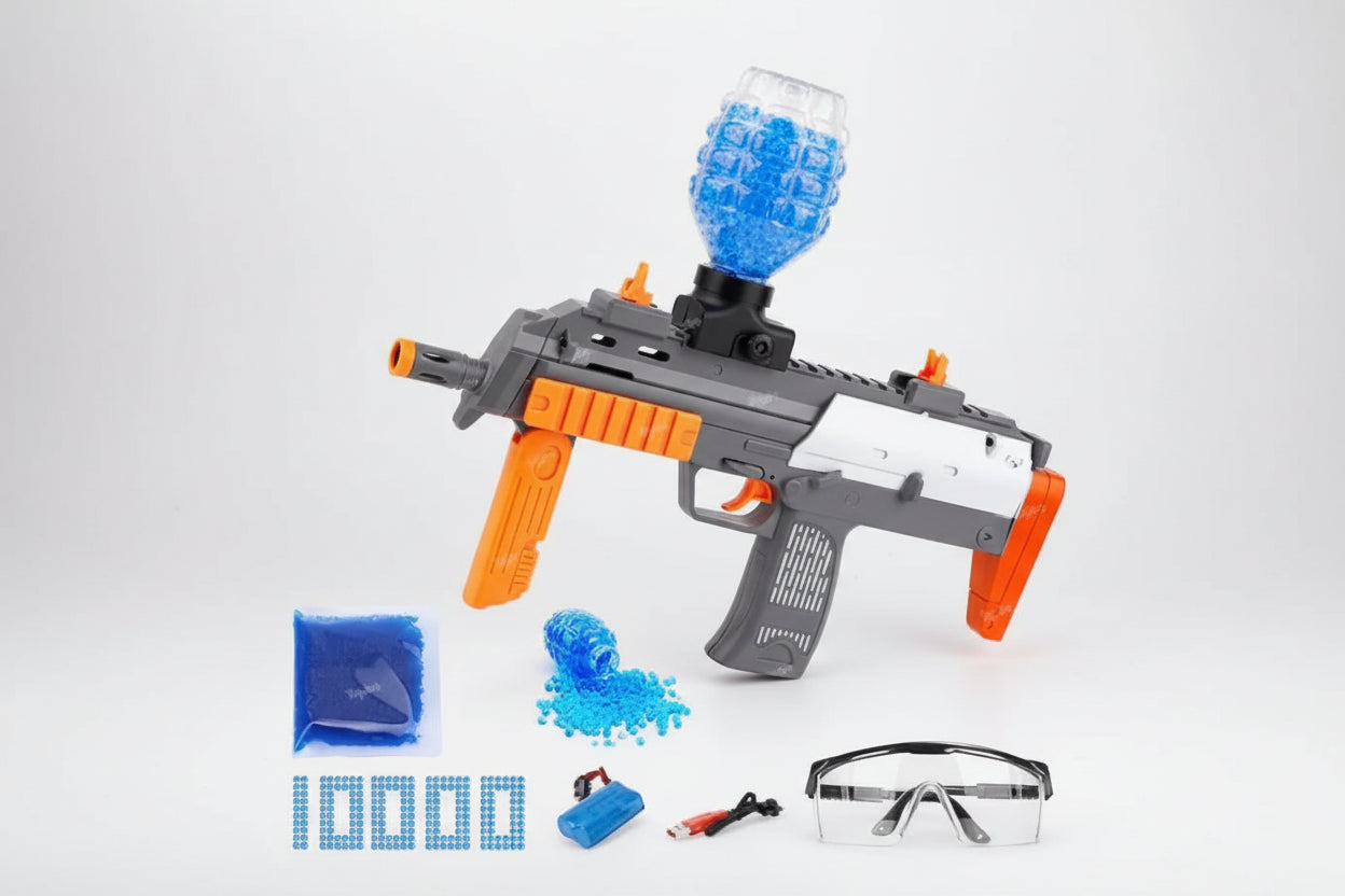 Water Blaster Gun & Small Balls Foam Blaster for Outdoor Activities for Adult Airsoft Gun Automatic