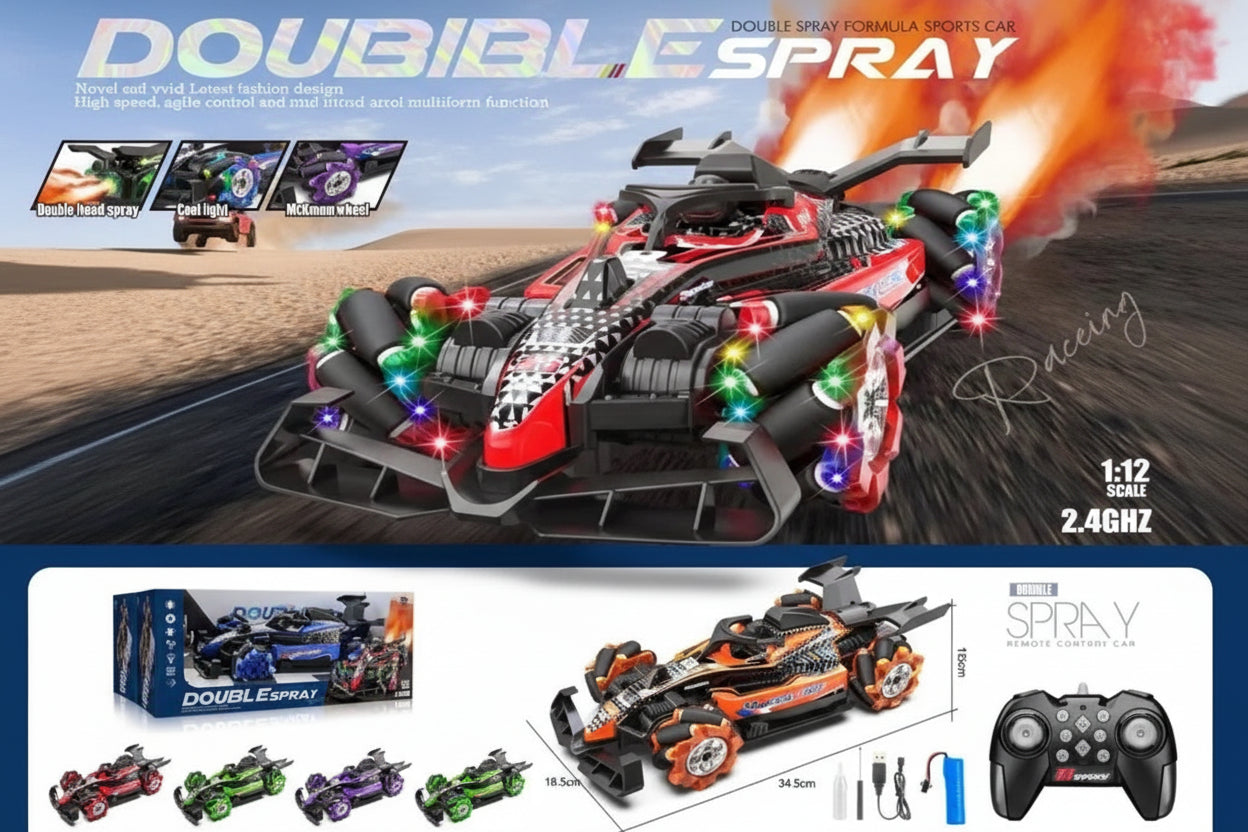 Rc Formula 1 Dual Spray Smoke Sports Car