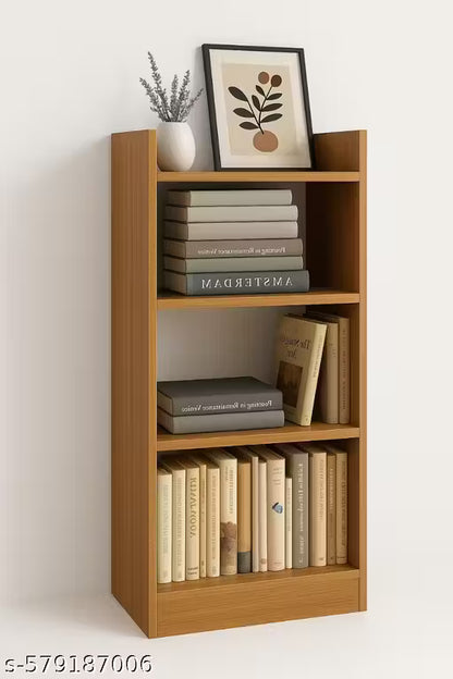 Engineered Wood Open Book Shelf, Multipurpose Home Decor Storage Rack Book Shelf