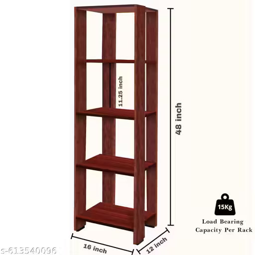 Engineered Wood Open Display Book Stand