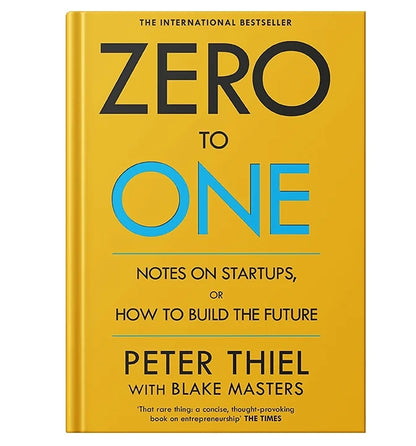 (HARDCOVER) ZERO TO ONE by PETER THIEL