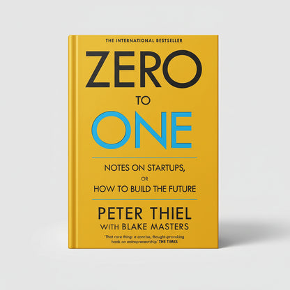 (HARDCOVER) ZERO TO ONE by PETER THIEL