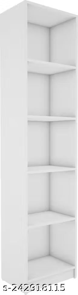Wood Open Book Shelf (Finish Color - Frosty White, DIY(Do-It-Yourself))
