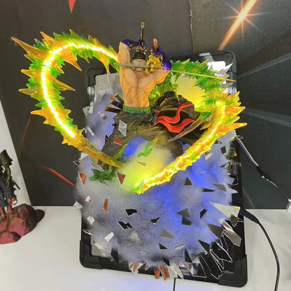 One Piece : Zoro Premium 3D Frame Led Figure (Box)