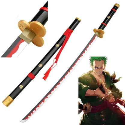 One Piece : Zoro Black Enma Wooden Katana 104cm