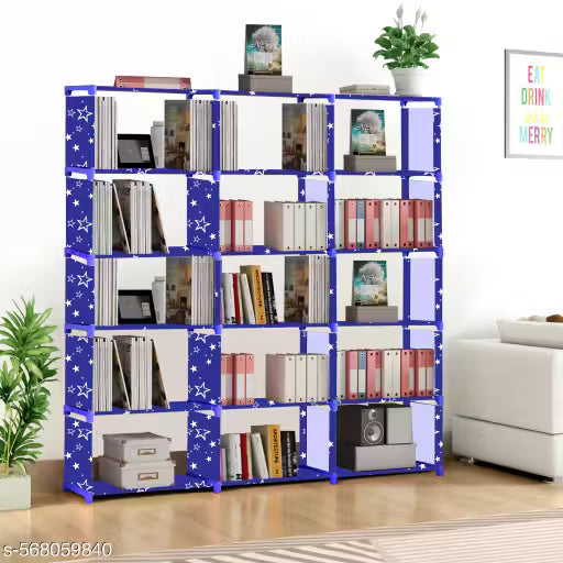 18 Shelf Book shelf Almirah - Foldable,Portable bookshelf