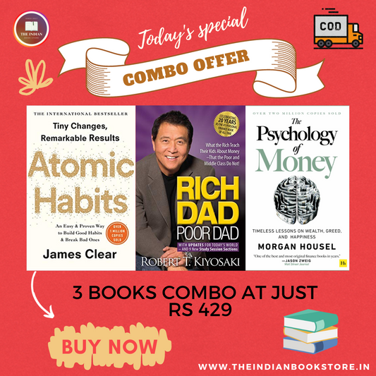 SELP HELP COMBO OF 3 BOOKS : ATOMIC HABITS—RICH DAD POOR DAD— THE PSYCHOLOGY OF MONEY