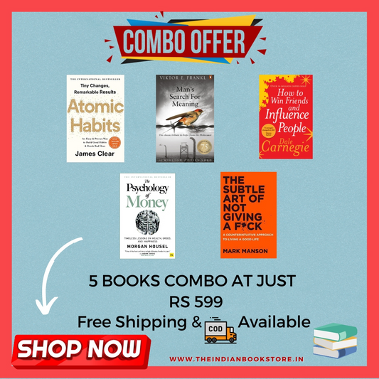 5 Books Combo - Atomic habit | The subtle art of not giving fck | Man's search for meaning | How to win friends and influence people| The Psychology of Money.